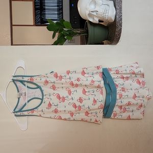 Flamingo Pajama Set.
